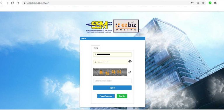 Cara Renew Ssm Online Portal Ezbiz Atau Di Kaunter Bank Rakyat Bsn