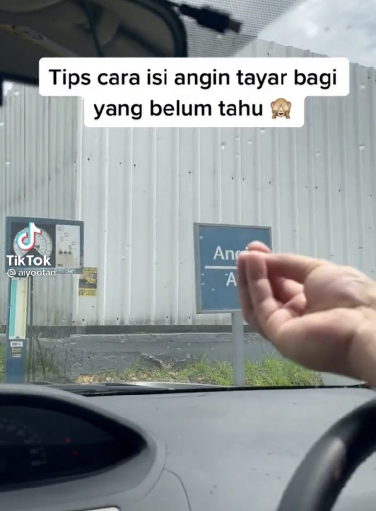 Cara Nak Isi Angin Tayar Kereta Untuk Anda Yang Pertama Kali Nak Buat