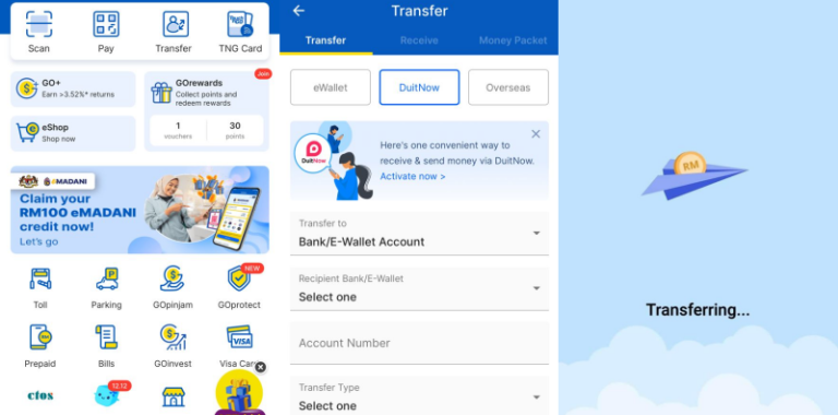 Cara Transfer Duit E Wallet Tng Ke Akaun Bank Sendiri