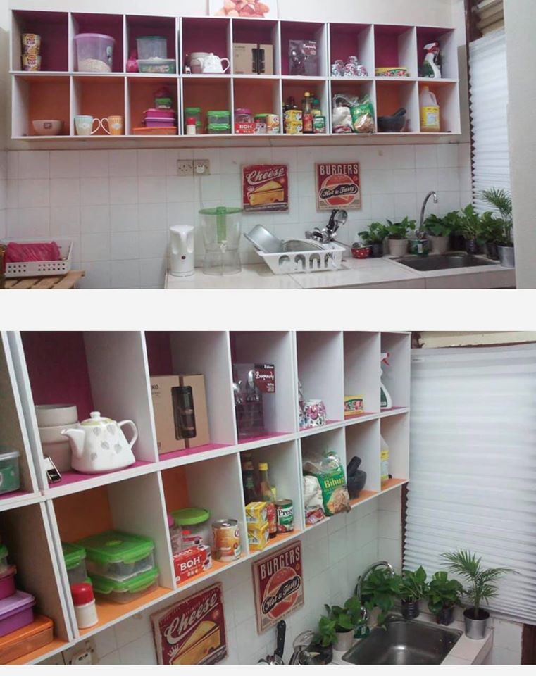 DIY Kabinet  Dapur  Guna Rak  Buku Bajet Bawah  RM100 Je 