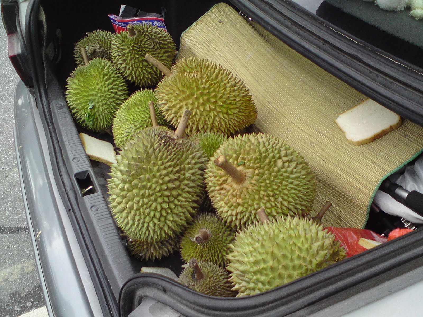 Membersihkan Sisa-Sisa Durian