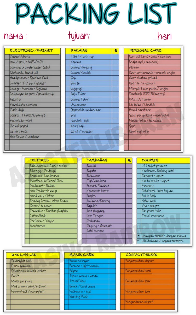 Dah Boleh Cuti Cuti Malaysia Ini 5 Checklist Penting Sebelum Pergi Bercuti