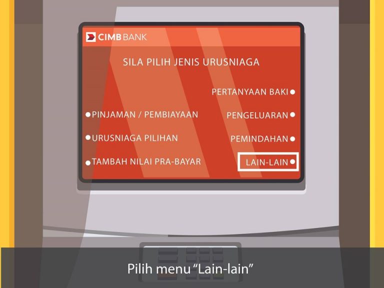Cara Semak Baki & Keluarkan Duit Tabung Haji Di Mesin ATM (Maybank