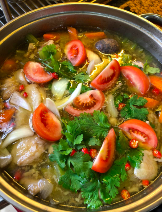 Hampir 10k Perkongsian FB Ini Resepi Sup Ayam  Thai Viral 