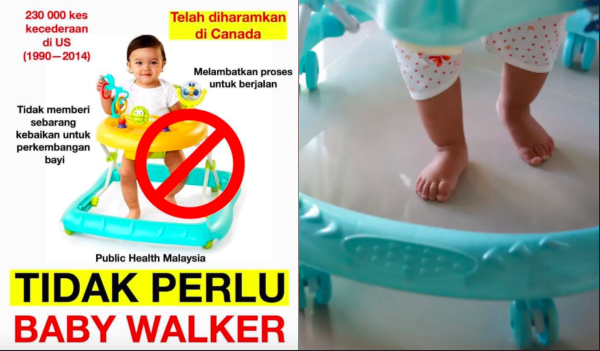 Sudah Diharamkan Di Kanada Ini Sebab Kenapa Anak Tak Perlu Pun Guna Baby Walker