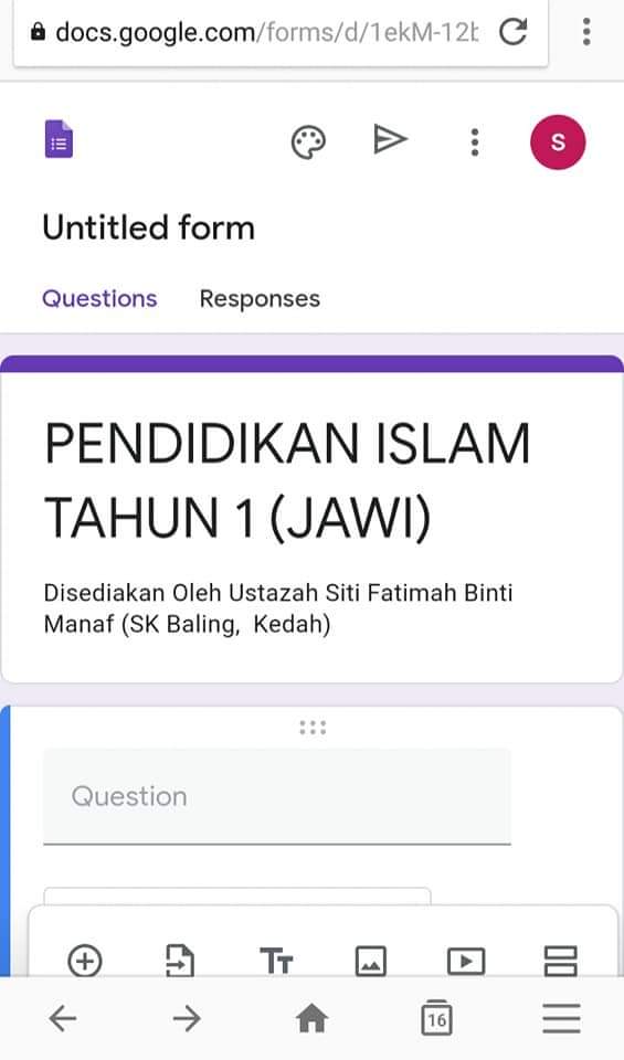 Cara buat google form