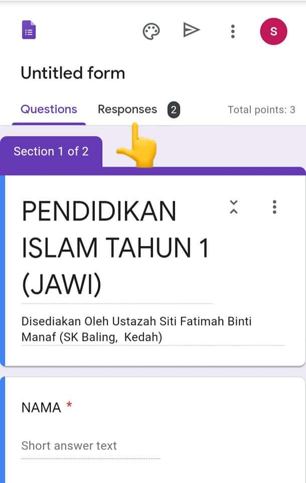 Cara Buat Kuiz Guna Google Form. Simple Sangat, Pakai ...