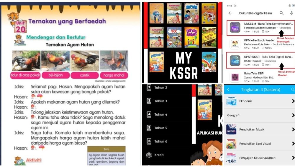 Cara Akses Buku Teks Digital Sekolah Rendah & Menengah KPM ...