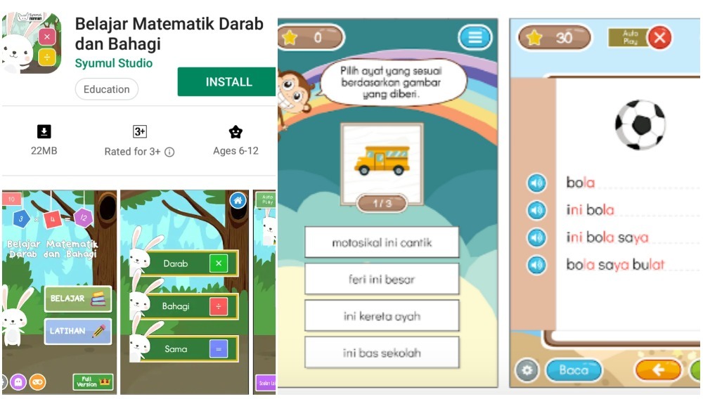 apps pendidikan anak bahasa malaysia