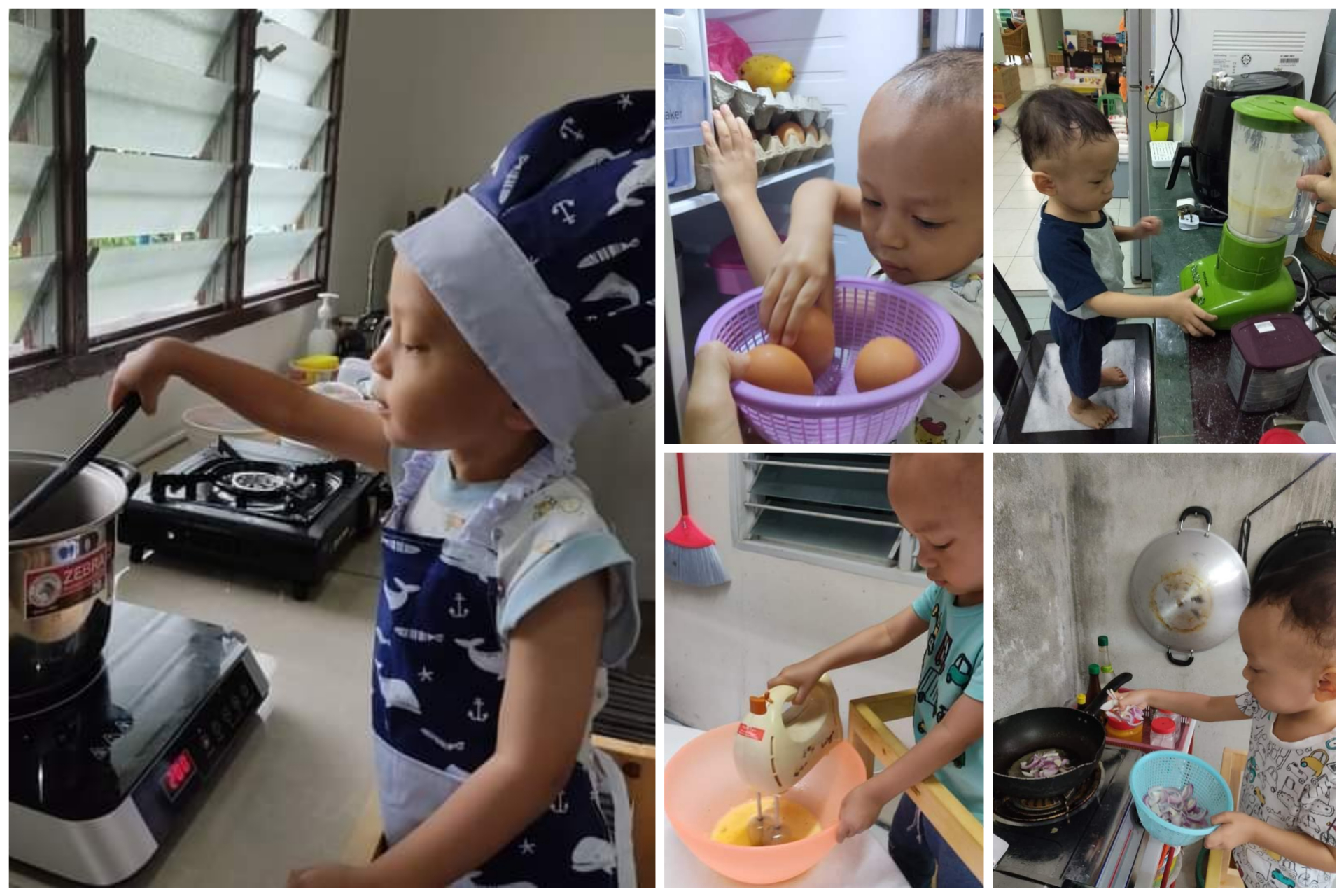 Baru Umur 2 Tahun Dah Handal Memasak Ibu Kongsi Tips Di Dapur Untuk Si Kecil