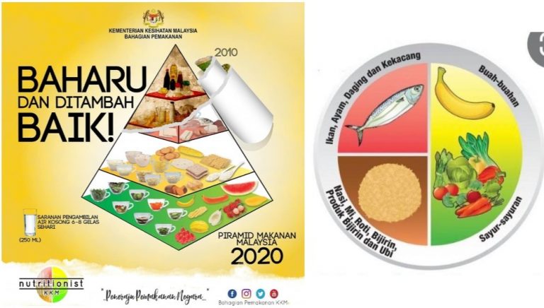 Piramid Makanan Malaysia 2020 Kkm And Perbezaannya Dengan Yang Lama