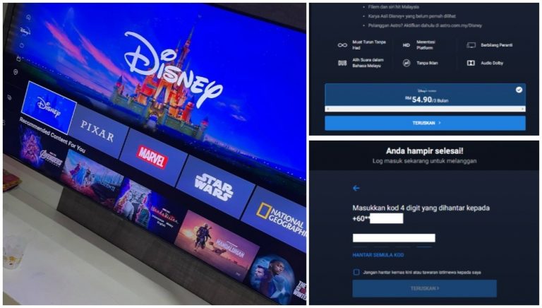 Cara Langgan Disney+ HotStar (Malaysia) Dan Streaming Di TV