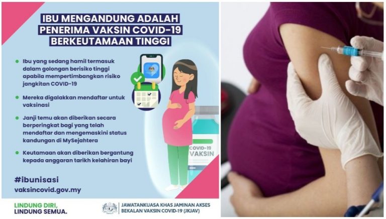 Ibu Mengandung Akan Dapat Temujanji Vaksin Dalam Masa Terdekat – KKM