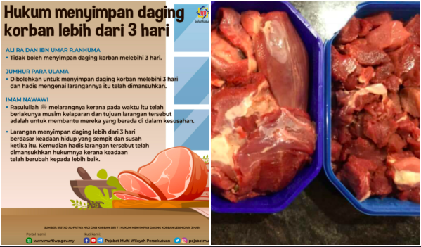 Hukum Simpan Daging Korban Lebih Dari 3 Hari Mufti Wp