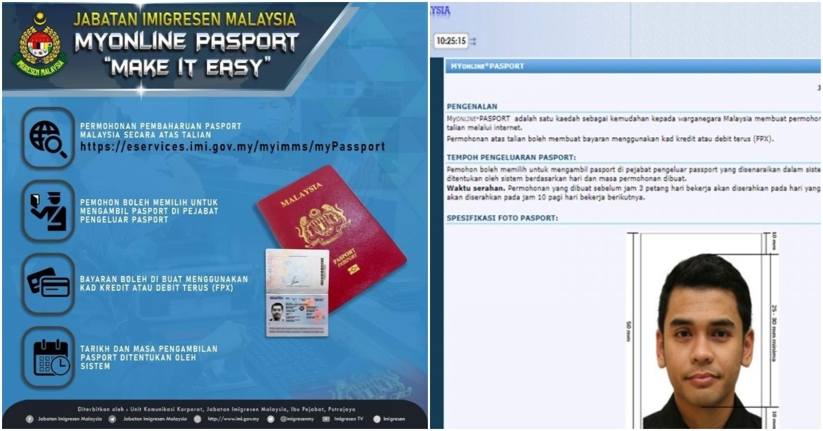 cara renew pasport online