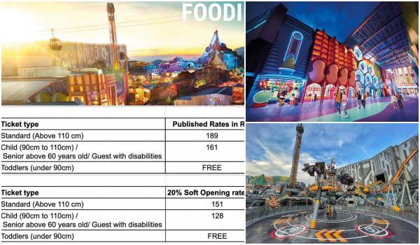 Genting theme park ticket price 2022