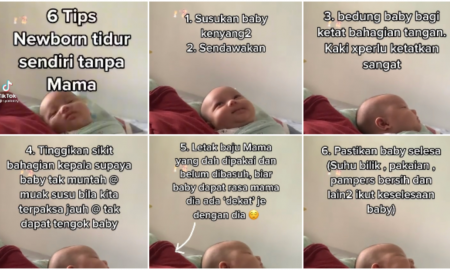 6 tips bayi baru lahir tidur tanpa ibunya