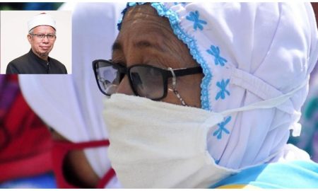 hukum solat pakai topeng muka