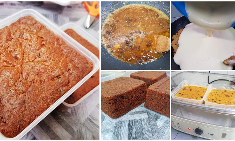 Step-by-Step: Resepi Kek Buah Kukus Moist Sangat!