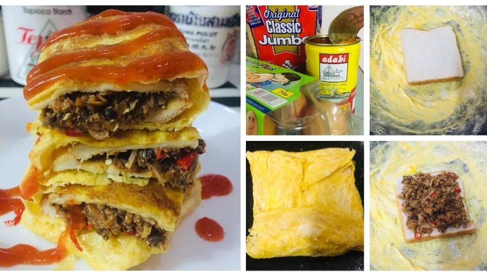 Ini Cara Buat Roti Pattaya Viral Yang Sedap & Kenyang. Cuma Guna 3 ...