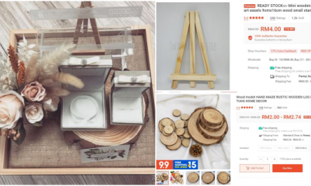 hantaran tema rustic