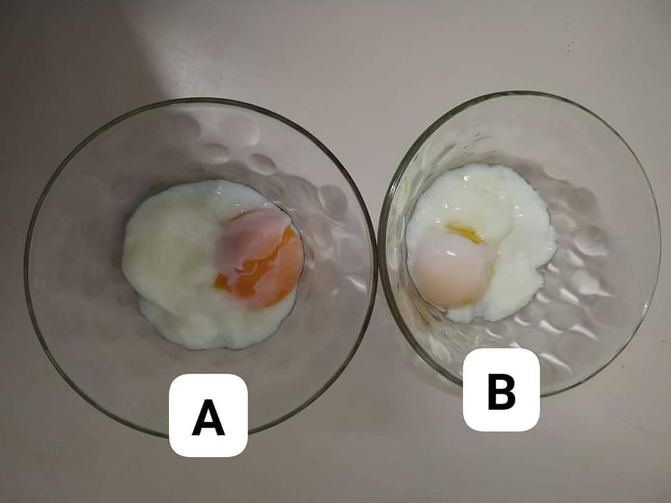 Telur Separuh Masak