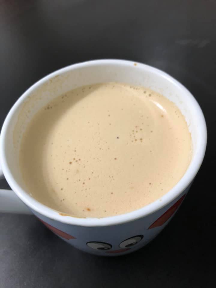 cara bancuh foam kopi