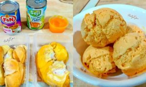 resepi aiskrim durian homemade