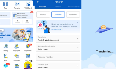 Cara Transfer Duit E-Wallet