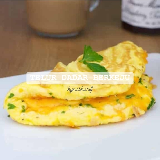 resepi telur dadar keju