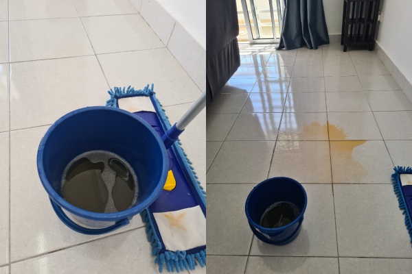 pencuci lantai berkesan