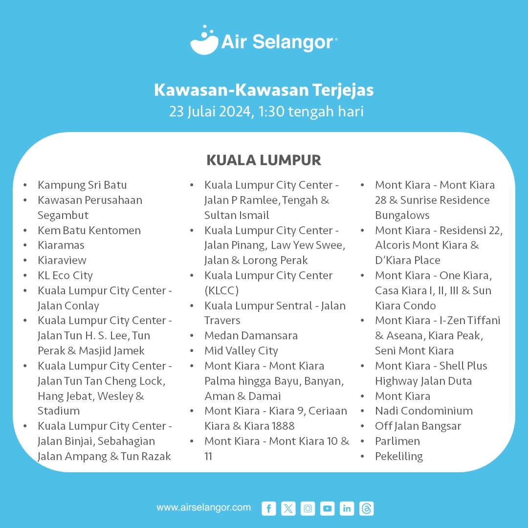 gangguan bekalan air