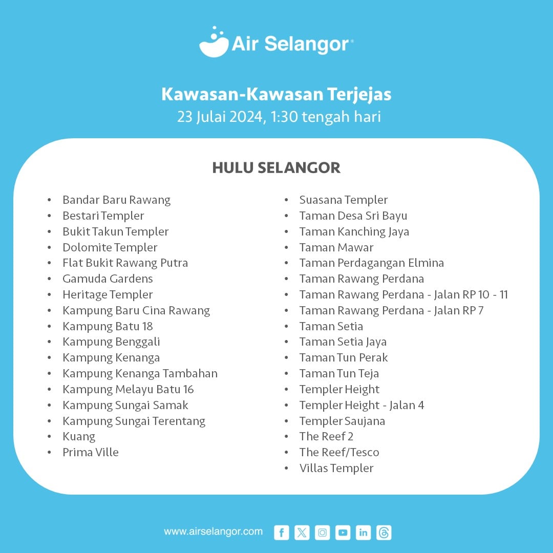 gangguan bekalan air