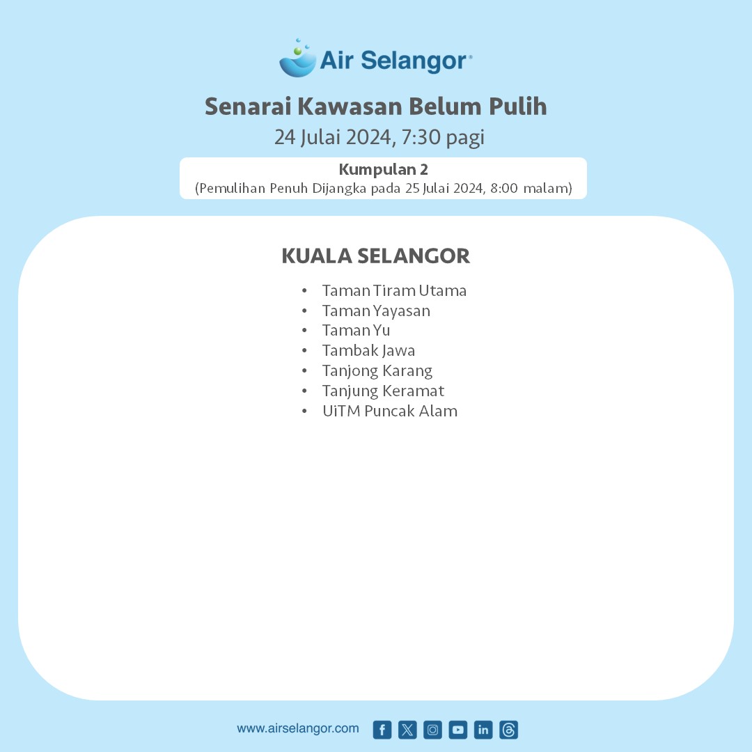 gangguan bekalan air