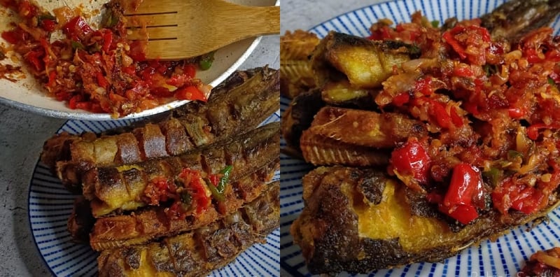 ikan keli goreng berlada