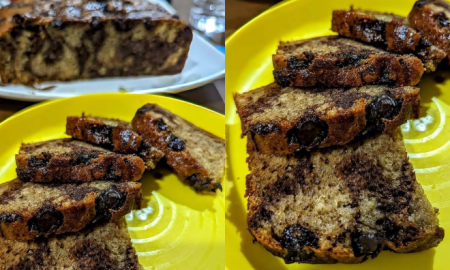 KEK PISANG COKLAT