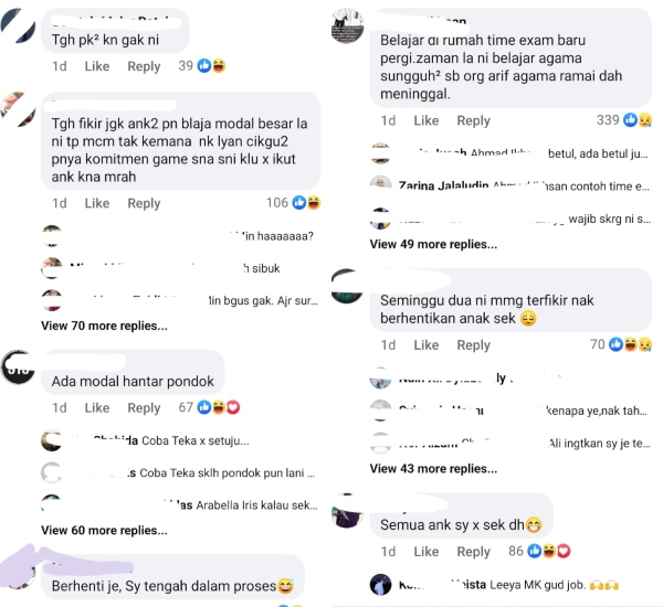 berhenti sekolah