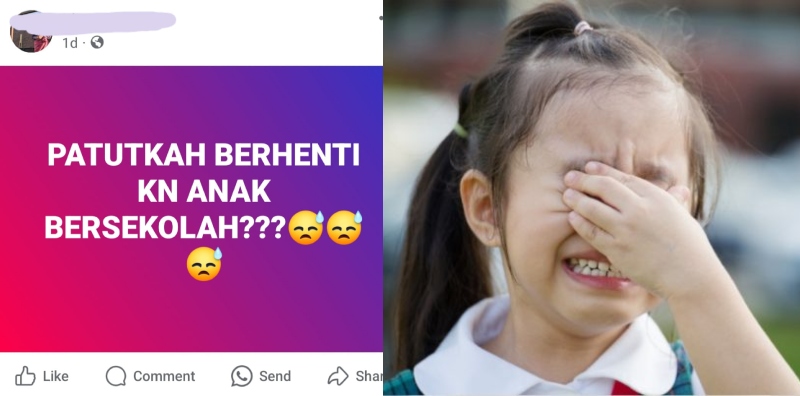 anak berhenti sekolah