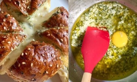 Korean Garlic Cheese Bread
