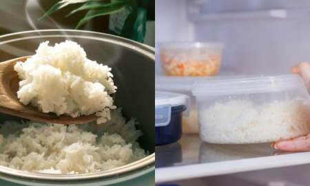 nasi dalam peti ais