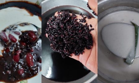 cara buat bubur pulut hitam