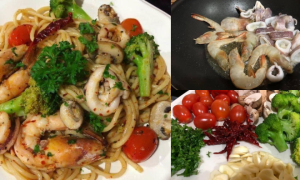 resepi spaghetti aglio olio