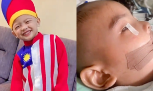 ANAK LEMAS MANDI KOLAM