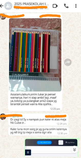 pensel warna