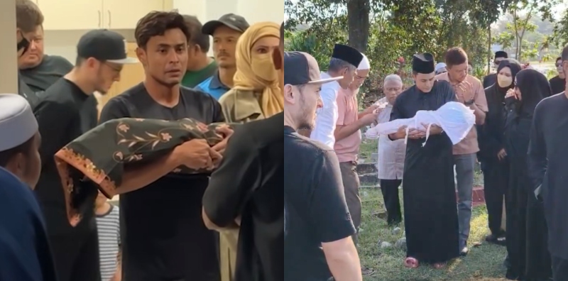 Anak Ayu Raudhah & Zaquan Adha Selamat Dikebumikan, Sayu...