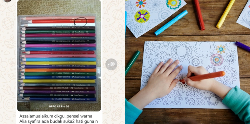 pensel warna