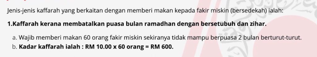 kaffarah puasa