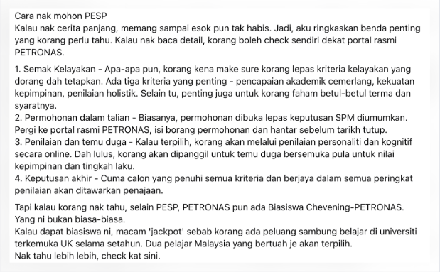 biasiswa petronas