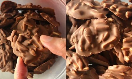 biskut badam coklat