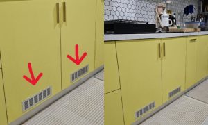 kabinet dapur gas